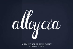 Alloycia: The Perfect Handwritten Font for Crafters