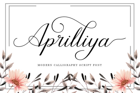 Aprilliya: A Script Typeface for Editorial Design