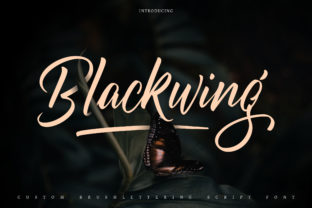 Blackwing: A Bold Script Typeface for Makers