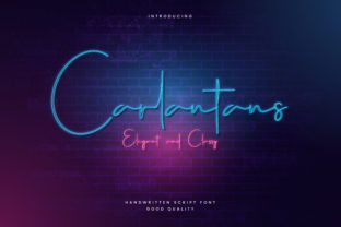 Carlantans Script Font for Handmade Brands
