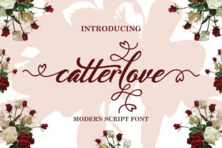 Catterlove: A Script Handwritten Typeface for Editorial Design