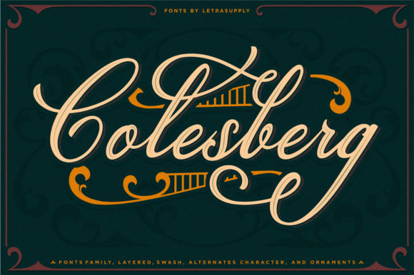 Colesberg Typeface for Elegant Branding