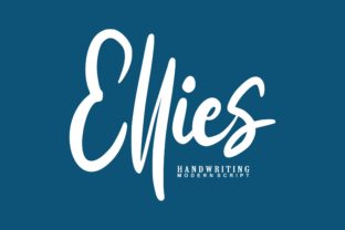 Ellies: A Handwritten Script Font for Makers