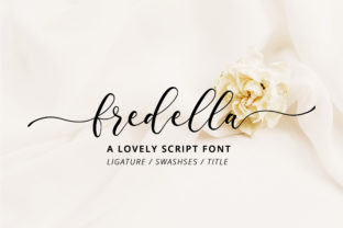 Fredella: A Script Handwritten Typeface for Editorial Design
