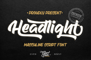 Headlight Font for Personalized Web Design