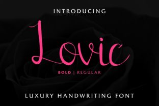 Lovic: Elegant Script Font for Web Design