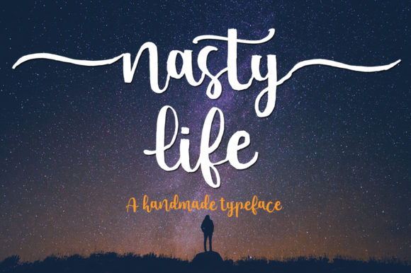 Nasty Life Font for Personalized Branding
