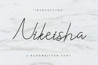 Nikeisha: The Authentic Script Handwritten Font for Makers