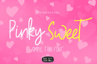 Pinky Sweet Font for Handmade Creators