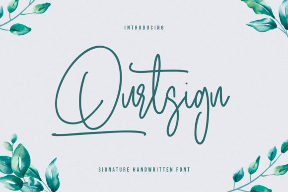 Qurtsign: A Soft Script Typeface for Branding