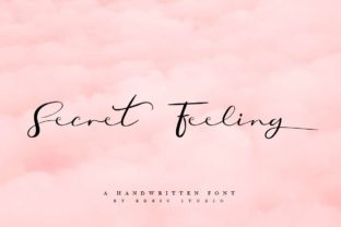 Secret Feeling Font for Elegant Craft Designs