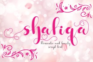 Shafiqa Font Review: A Romantic Script for Designers