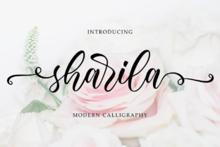 Sharila: A Romantic Script Handwritten Font for Makers