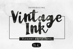 Vintage Ink Typeface for Modern Web Design