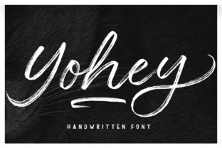 Yohey: A Modern Script Typeface for Editorial Design