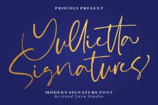 Yullietta: A Script Typeface for Editorial Charm
